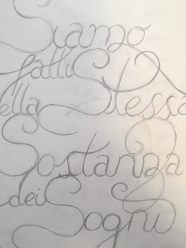 Pencil letters